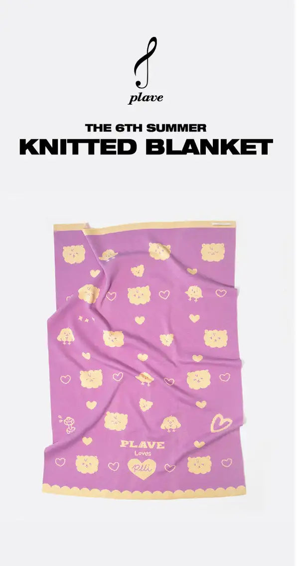 PLAVE NOAH ブランケット The 6th Summer ノア The 6th Summer Knitted Blanket – Harumio
