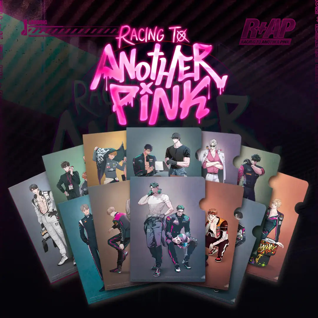 Racing To Another Pink Pop Up Store - Clear File( A5) & Couple