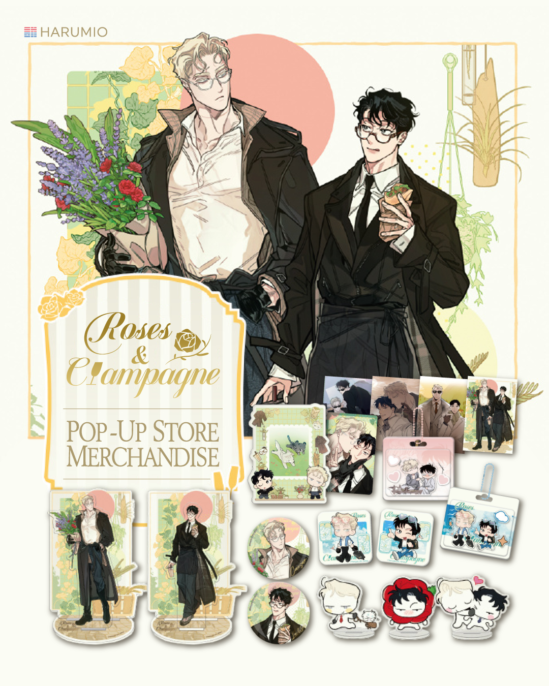 Roses and Champagne Pop Up Roses and Champagne Pop Up