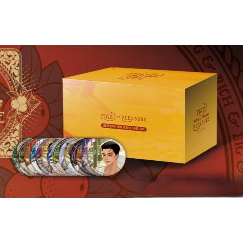 Man of Pleasure - 10th Anniversary Theme Can Badge Full Set Man of Pleasure - 10th Anniversary Theme Can Badge Full Set