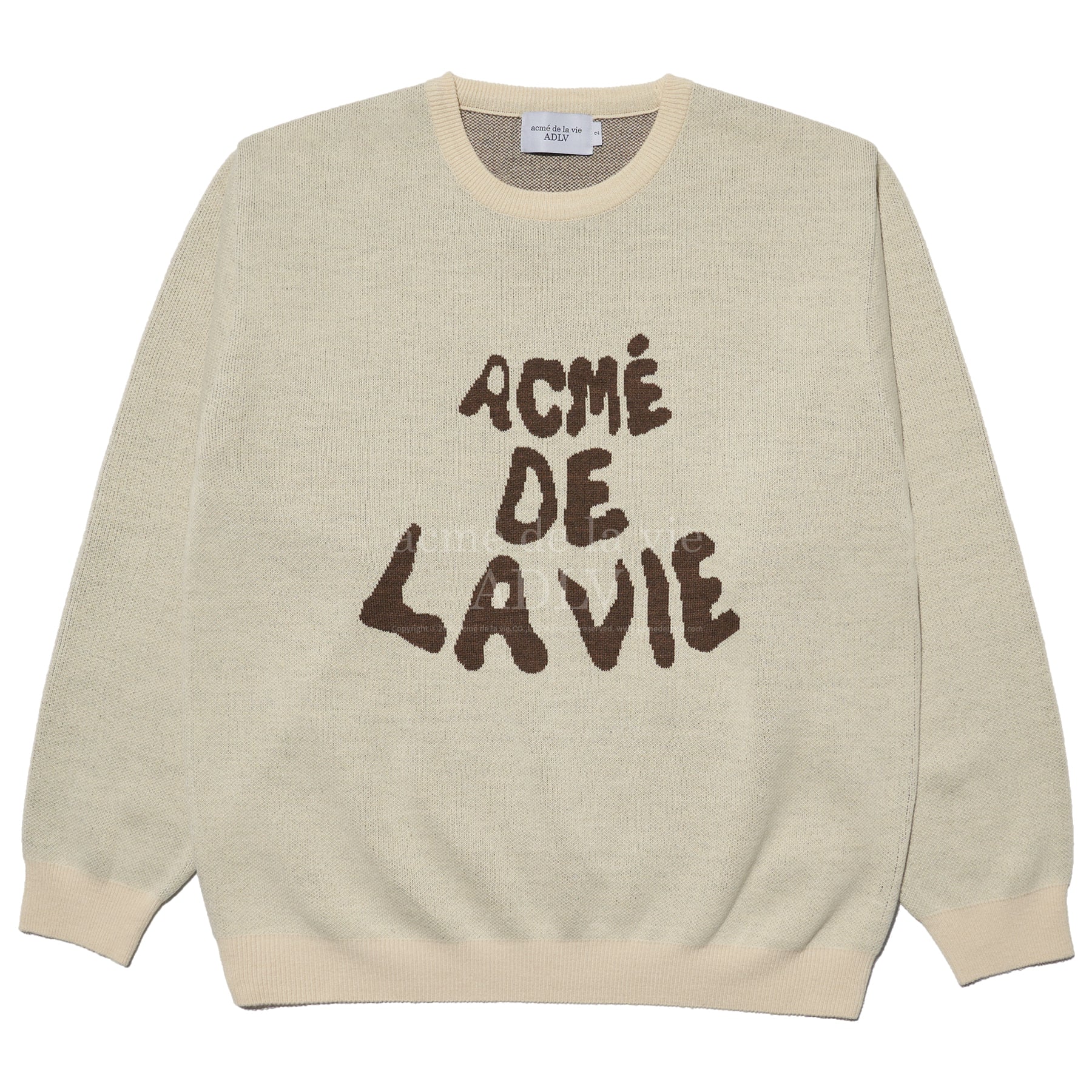 ADLV - Logoplay Front Full Logo Knit Sweatshirt – Harumio