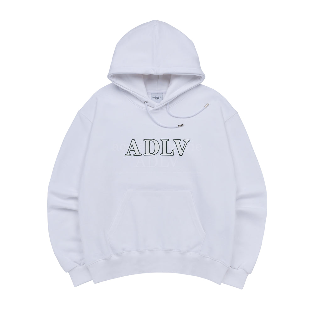 ADLV - Outline Printing Logo Hoodie