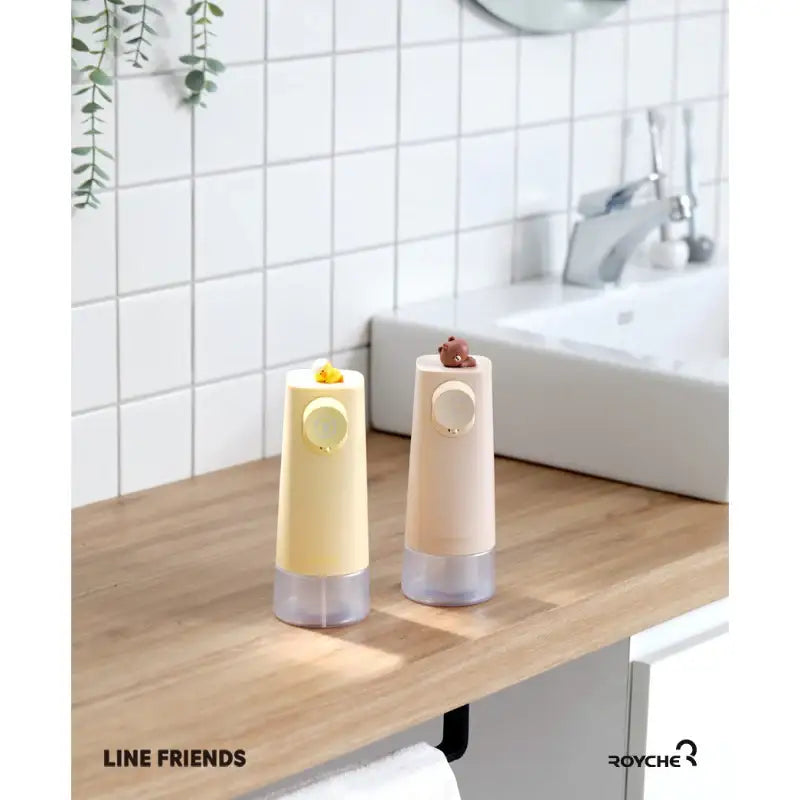 PON X LINE FRIENDS - Brown & Friends Automatic Soap Dispenser - PON X LINE FRIENDS - Soap & Lotion Dispensers - Harumio