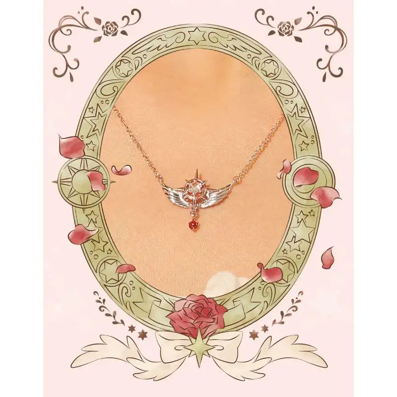 OST x Cardcaptor Sakura - Dream Wand Silver Necklace - OST - Jewelry - Harumio