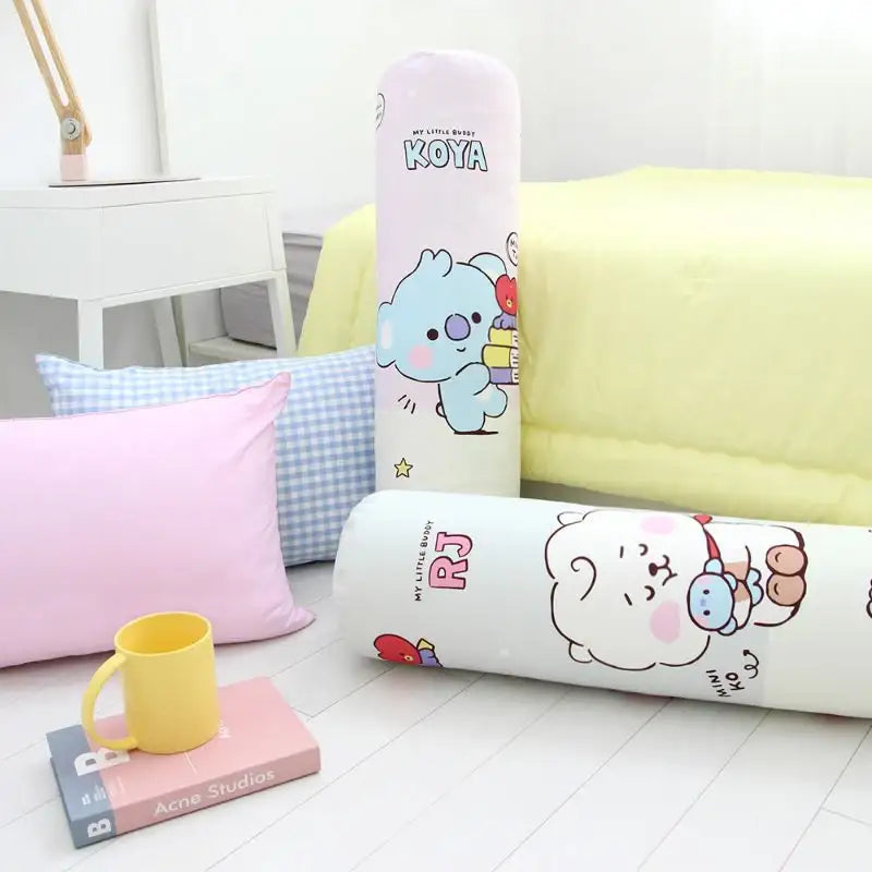NARA HOME DECO x BT21- Round Body Pillow - NARA HOME DECO - Long pillow - Harumio NARA HOME DECO x BT21- Round Body Pillow - NARA HOME DECO - Long pillow - Harumio