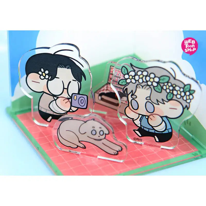Runway Hit - Acrylic Stand Picnic Set - Webtoon Shop - Acrylic Stand - Harumio