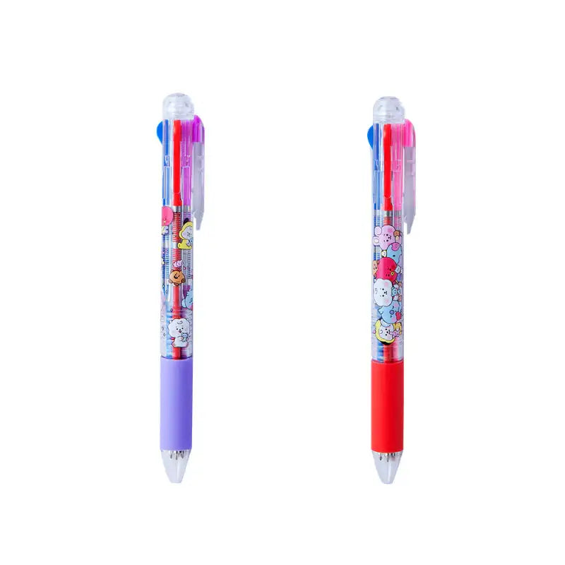 BT21 - Baby My Little Buddy 4-Color Ballpoint Pen - LINE FRIENDS - Stationery - Harumio