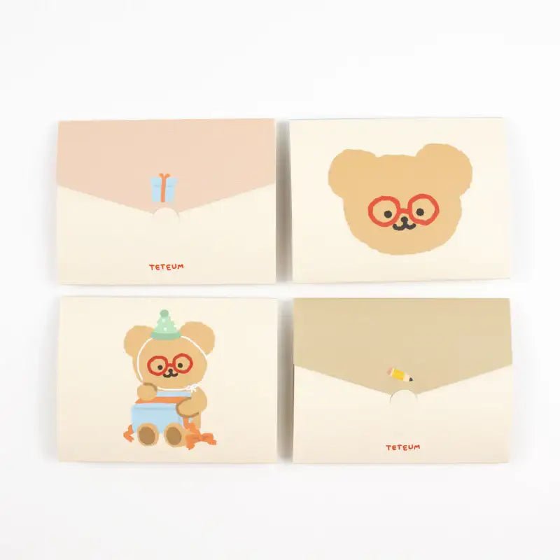 Teteum - Mini Folding Card - Teteum - Folding Cards - Harumio