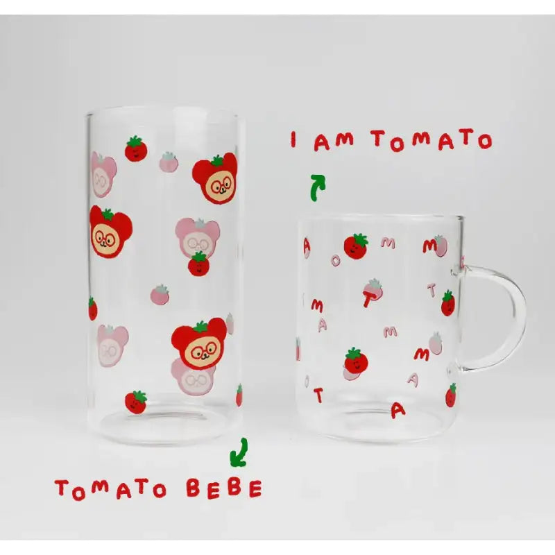 Teteum - Tomato Glass Cup - Teteum - Tableware - Harumio Teteum - Tomato Glass Cup - Teteum - Tableware - Harumio