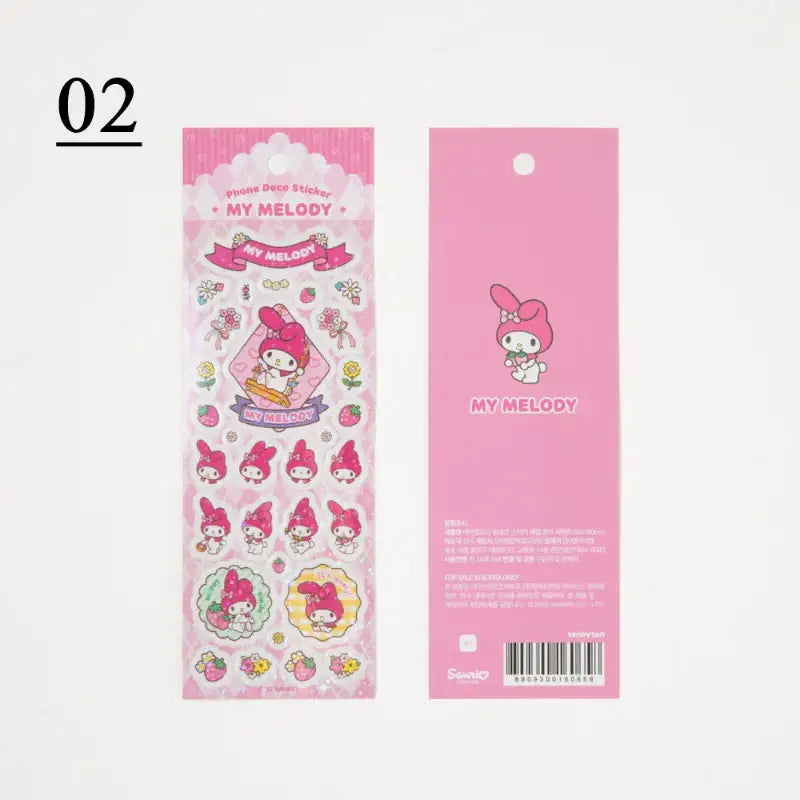 Sanrio x 10x10 - Phone Deco Sticker - Sanrio - Stickers - Harumio Sanrio x 10x10 - Phone Deco Sticker - Sanrio - Stickers - Harumio