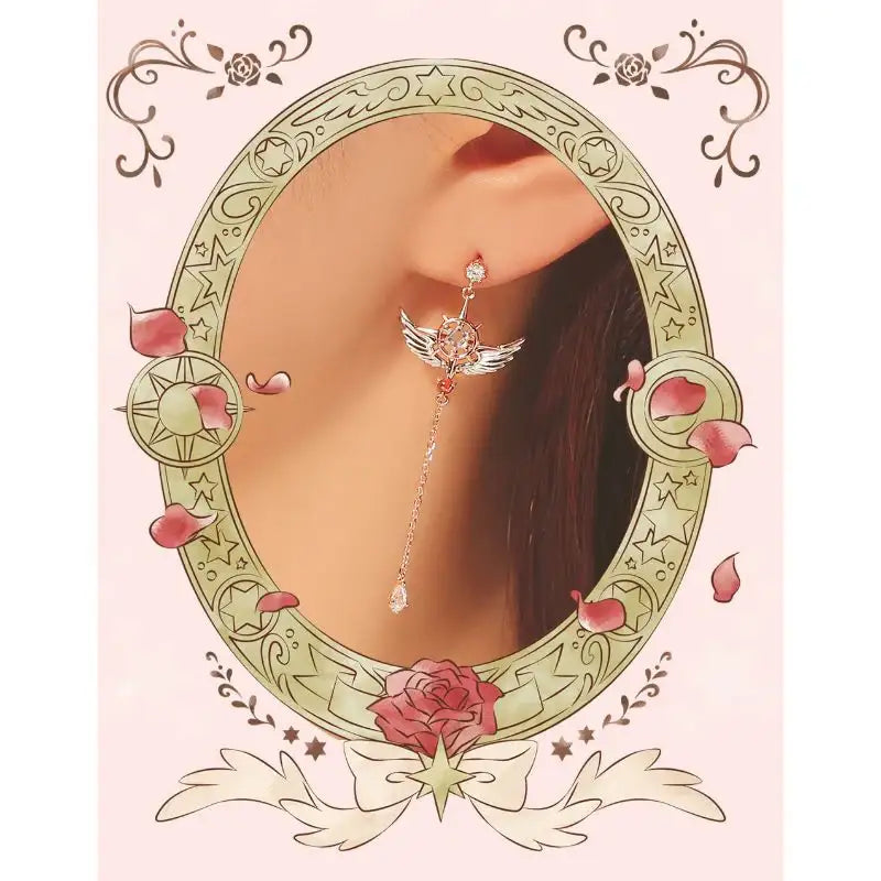 OST x Cardcaptor Sakura - Dream Wand Silver Earrings - OST - Jewelry - Harumio