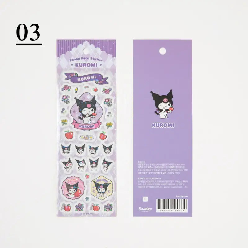 Sanrio x 10x10 - Phone Deco Sticker - Sanrio - Stickers - Harumio Sanrio x 10x10 - Phone Deco Sticker - Sanrio - Stickers - Harumio