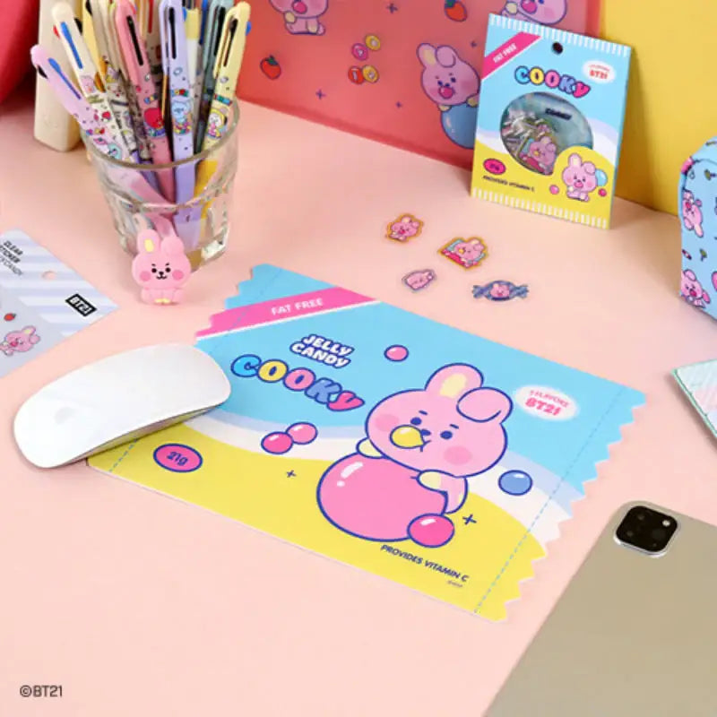 Monopoly X BT21 - Mouse Pad - Jelly Candy - BT21 - Mouse Pads - Harumio Monopoly X BT21 - Mouse Pad - Jelly Candy - BT21 - Mouse Pads - Harumio