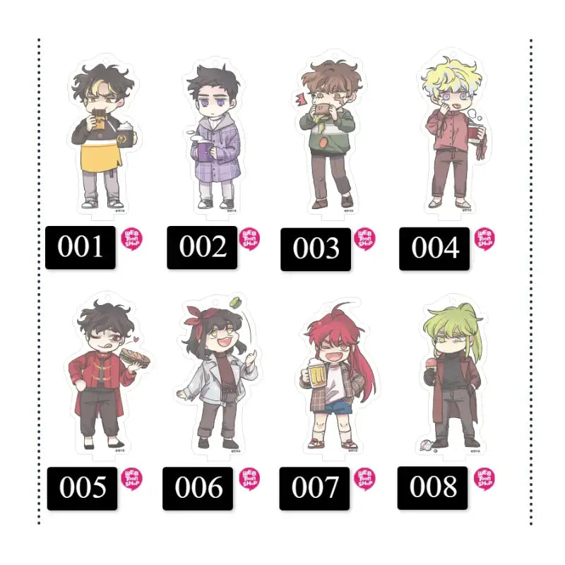 Heroes Plan B - Acrylic Stand Charm (Random) - Webtoon Shop - Acrylic Stand - Harumio