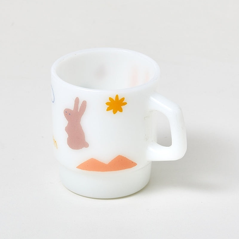 Korean Little Buddy - Milk Glass Mug