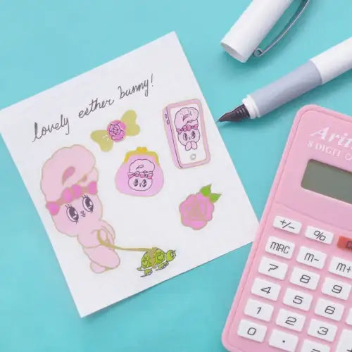 Esther Bunny - Gold Sticker - Esther Bunny - Accessories - Harumio