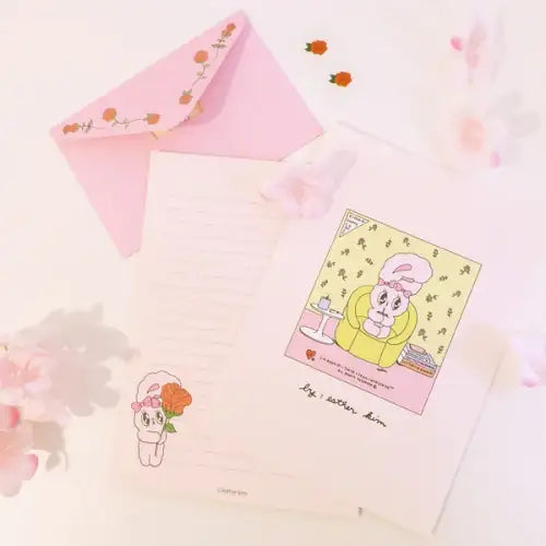 Esther Bunny - Rose Letter Set - Esther Bunny - Accessories - Harumio