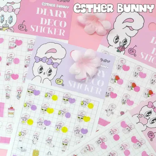 Esther Bunny - Diary Deco Sticker - Esther Bunny - Accessories - Harumio