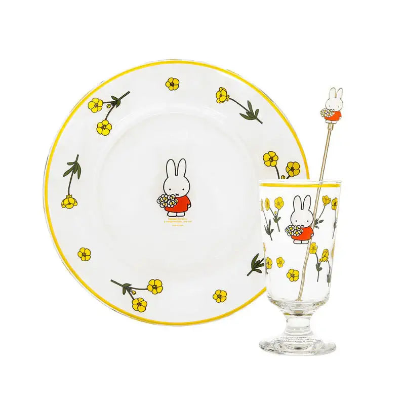 Bo Friends - Miffy's Garden Glass Dish Set - Bo Friends - Glass Dish Set - Harumio