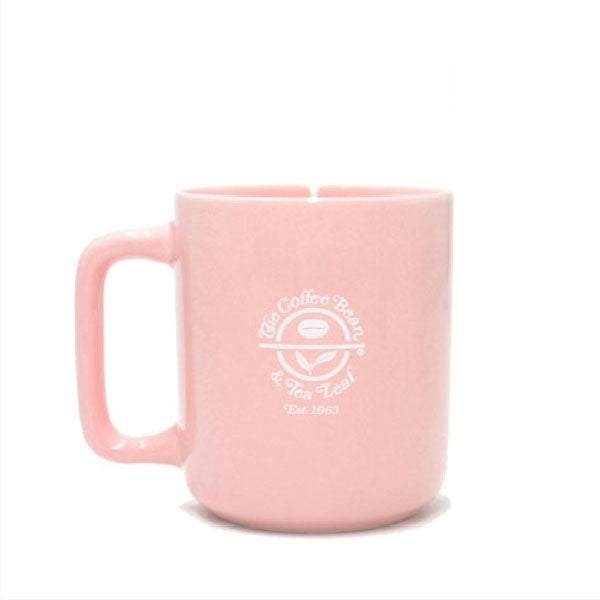 Coffee Bean - 350ml Pink Ceramic Mug