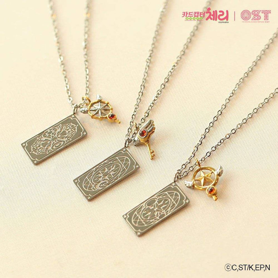 OST x Cardcaptor Sakura - Card Key Steel Necklace - OST - Jewelry - Harumio