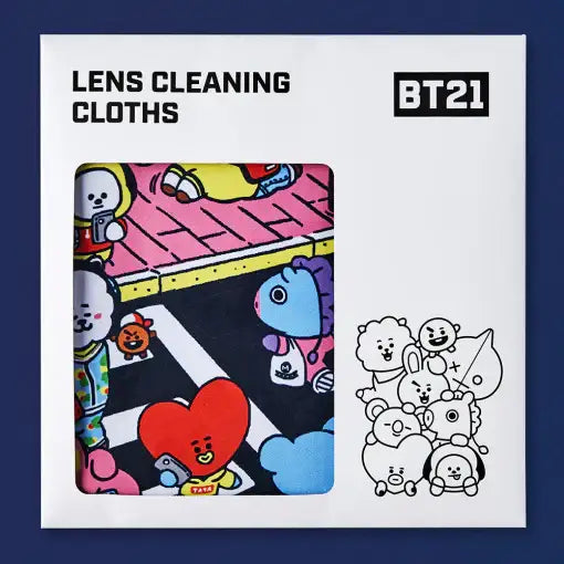 BT21 x LookOptical - Large Lens Cleaning Cloth - BT21 x LookOptical - Accessories - Harumio
