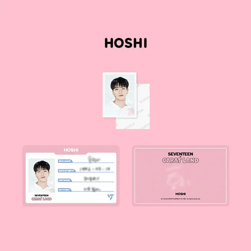 SEVENTEEN - 2023 CARAT LAND - ID Card Holder Set - SEVENTEEN - Card Holder - Harumio SEVENTEEN - 2023 CARAT LAND - ID Card Holder Set - SEVENTEEN - Card Holder - Harumio
