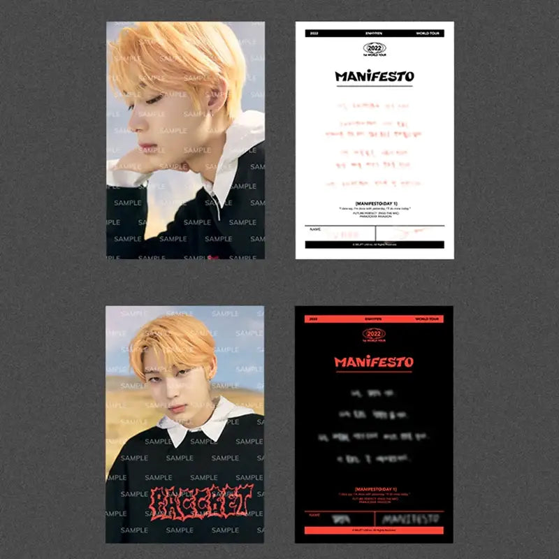 ENHYPEN - MANIFESTO - Postcard Book - ENHYPEN - Postcards - Harumio ENHYPEN - MANIFESTO - Postcard Book - ENHYPEN - Postcards - Harumio