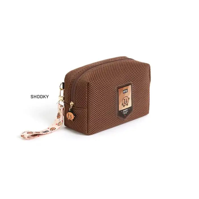 BT21 x Monopoly - Air Mesh Daily Pouch - Monopoly - Bag - Harumio BT21 x Monopoly - Air Mesh Daily Pouch - Monopoly - Bag - Harumio
