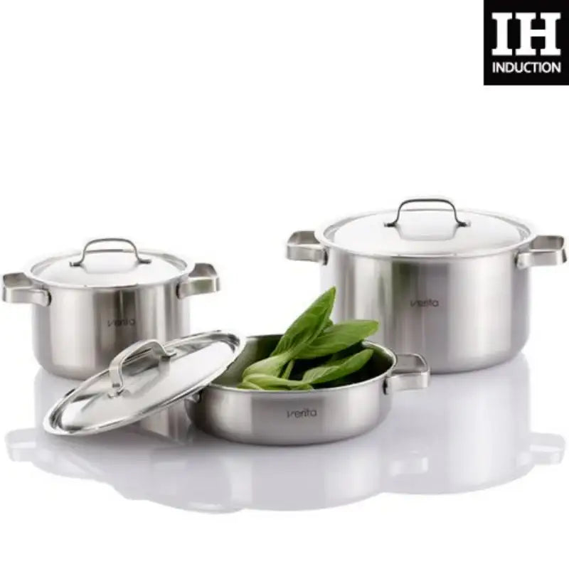 Neoflam - Verita Cookware Set Of 3 - Neoflam - Stock Pot - Harumio