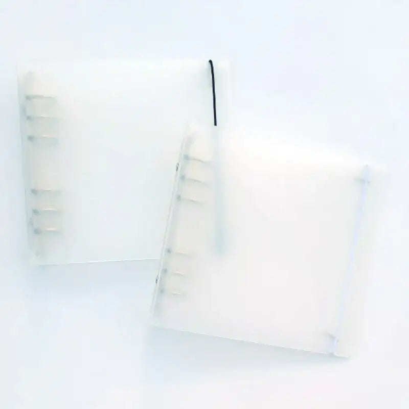 Yudaeng - Wide A6 - Translucent PP Square Cover Binder - Yudaengdotcom - File Storage - Harumio