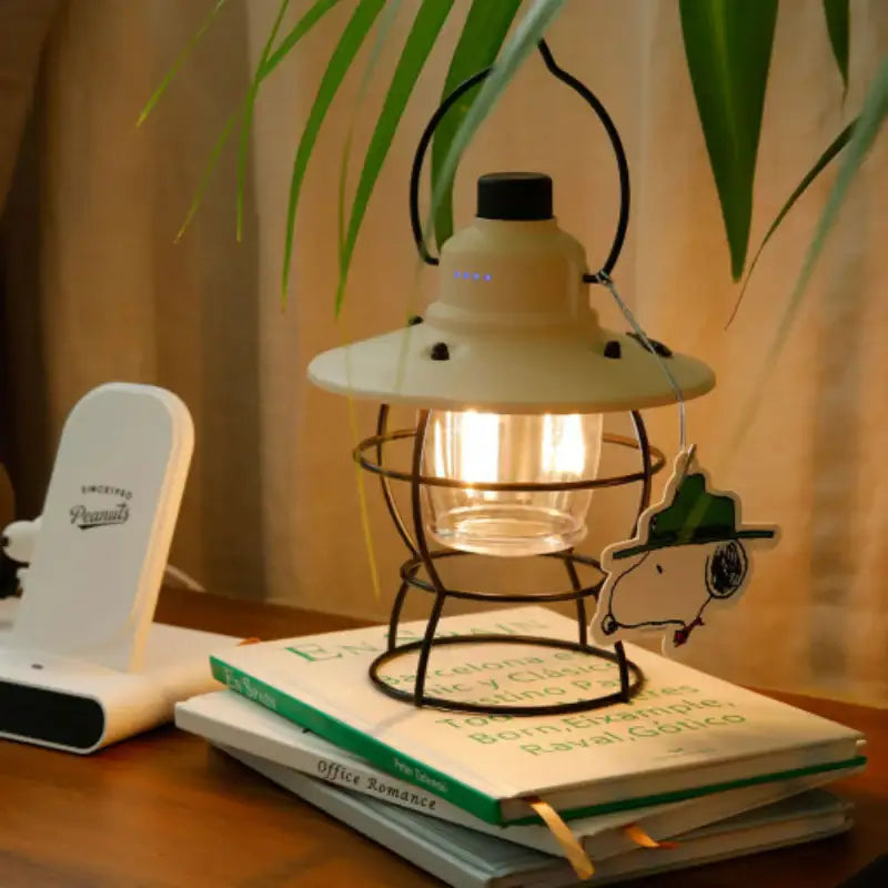 Bo Friends x Peanuts - Snoopy Camping Hanging Mood Lamp - Bo Friends - Lamp - Harumio