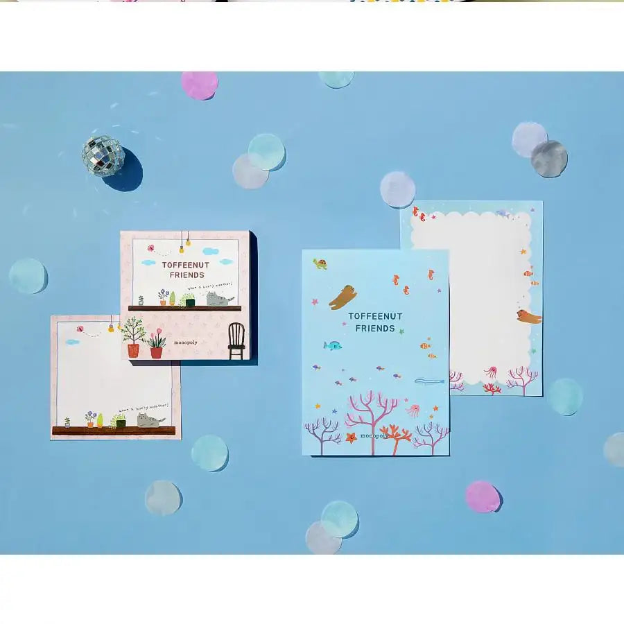 Monopoly - Toffeenut Memo Pad - Monopoly - Notebooks & Notepads - Harumio Monopoly - Toffeenut Memo Pad - Monopoly - Notebooks & Notepads - Harumio