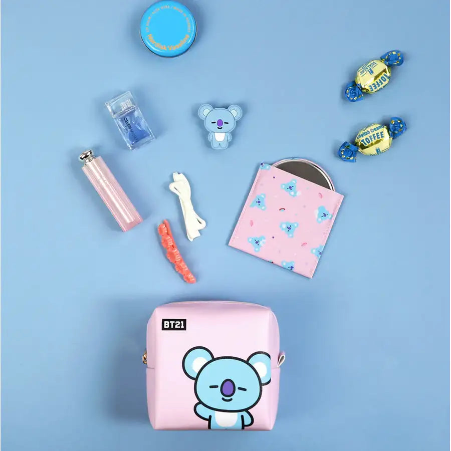 BT21 x Monopoly - PU Square Pouch - Medium - Monopoly - Accessories - Harumio