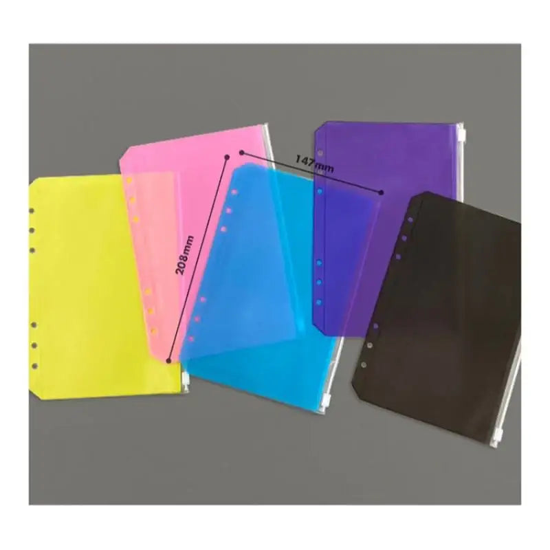 Second Mansion x 10x10 - 6-Hole Color Binder Storage Pocket - Second Mansion - Binder Pockets - Harumio Second Mansion x 10x10 - 6-Hole Color Binder Storage Pocket - Second Mansion - Binder Pockets - Harumio