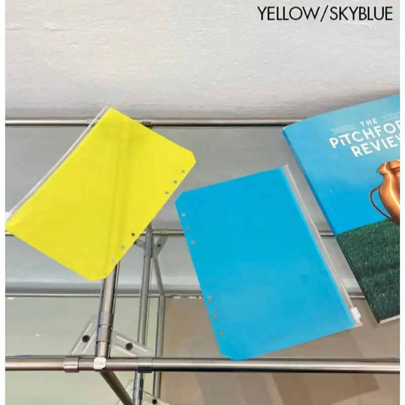 Second Mansion x 10x10 - 6-Hole Color Binder Storage Pocket - Second Mansion - Binder Pockets - Harumio Second Mansion x 10x10 - 6-Hole Color Binder Storage Pocket - Second Mansion - Binder Pockets - Harumio