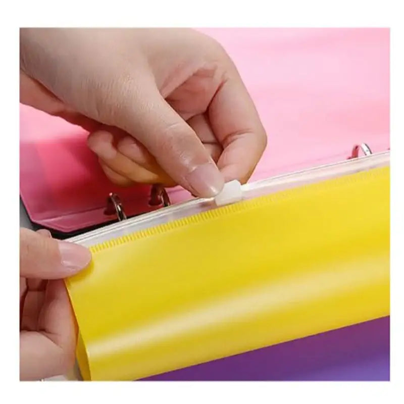 Second Mansion x 10x10 - 6-Hole Color Binder Storage Pocket - Second Mansion - Binder Pockets - Harumio Second Mansion x 10x10 - 6-Hole Color Binder Storage Pocket - Second Mansion - Binder Pockets - Harumio