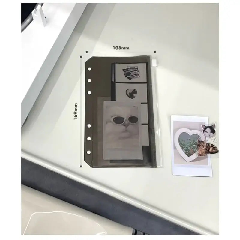 Second Mansion x 10x10 - 6-Hole Color Binder Storage Pocket - Second Mansion - Binder Pockets - Harumio Second Mansion x 10x10 - 6-Hole Color Binder Storage Pocket - Second Mansion - Binder Pockets - Harumio