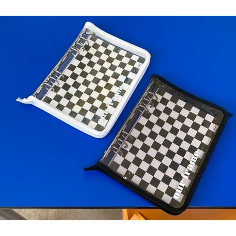Second Mansion x 10x10 - A5 6 hole checkerboard grid notebook binder book