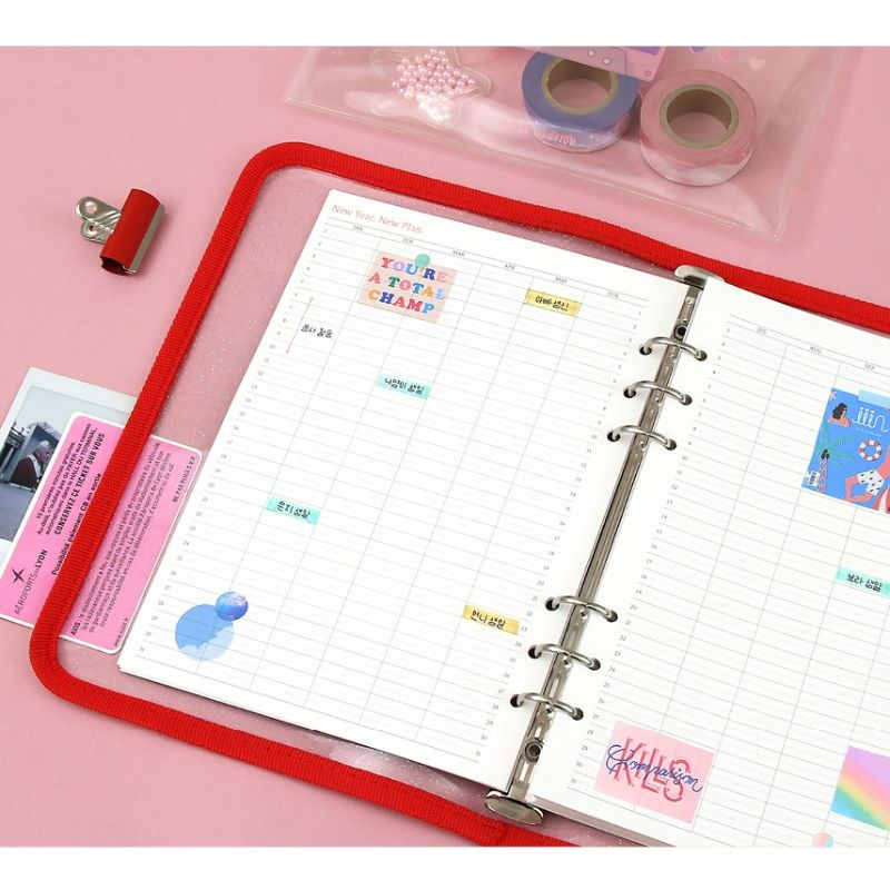 Second Mansion x 10x10 - 6-hole diary refill inlay