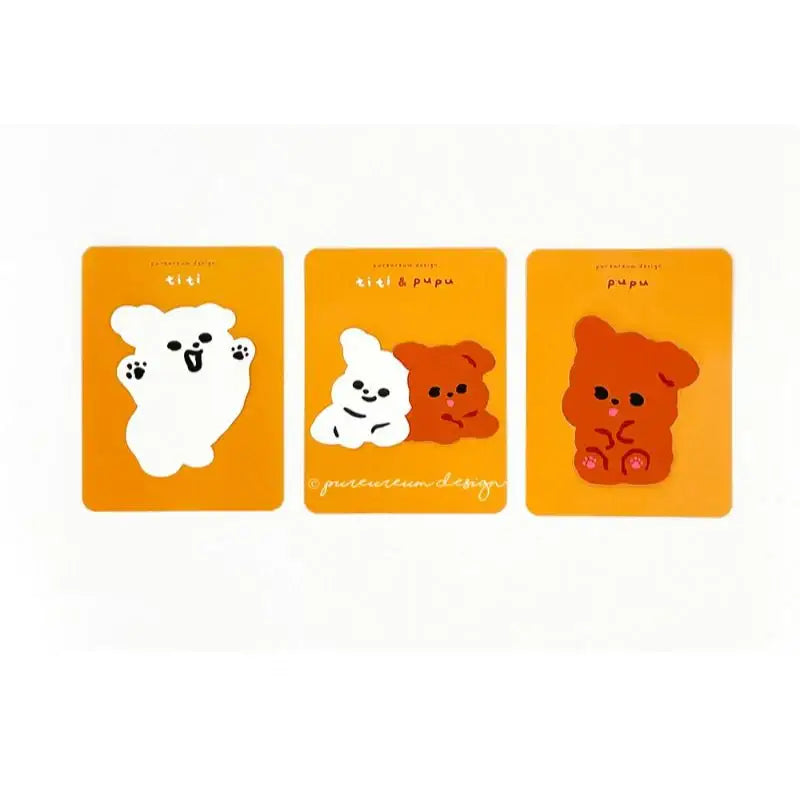 Pureureumdesign - Titi and Pupu Sculpture Sticker - Pureureumdesign - Sticker - Harumio