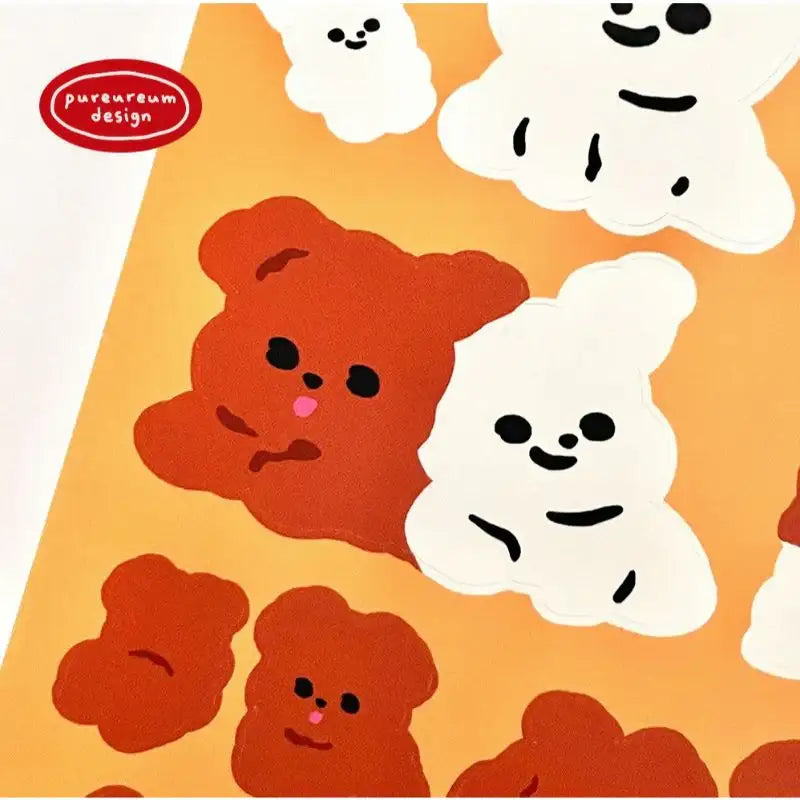 Pureureumdesign - Titi and Pupu Stickers - Pureureumdesign - Stickers - Harumio