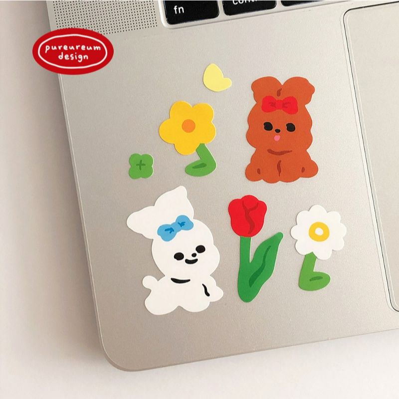 Pureureumdesign - Doggie Spring Outing Remover Sticker
