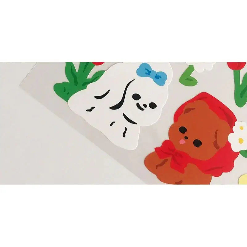 Pureureumdesign - Doggie Spring Outing Remover Sticker - Pureureumdesign - Sticker - Harumio Pureureumdesign - Doggie Spring Outing Remover Sticker - Pureureumdesign - Sticker - Harumio