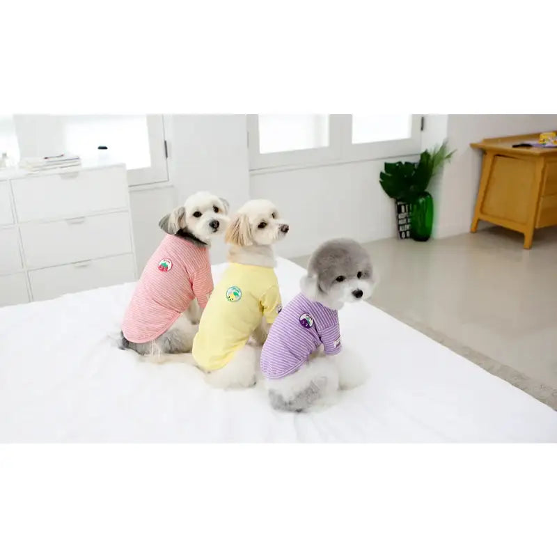 ITSDOG - Pet Jam Jam Striped Shirt - ITSDOG - Pet Clothes - Harumio