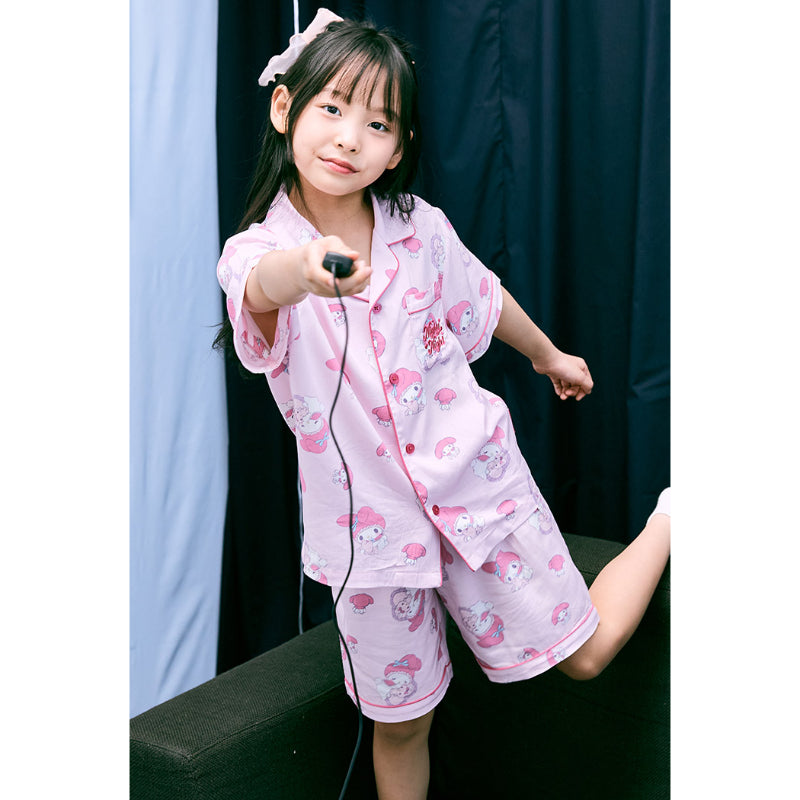 SPAO x Sanrio Friends - Kids Short Sleeve Pajamas