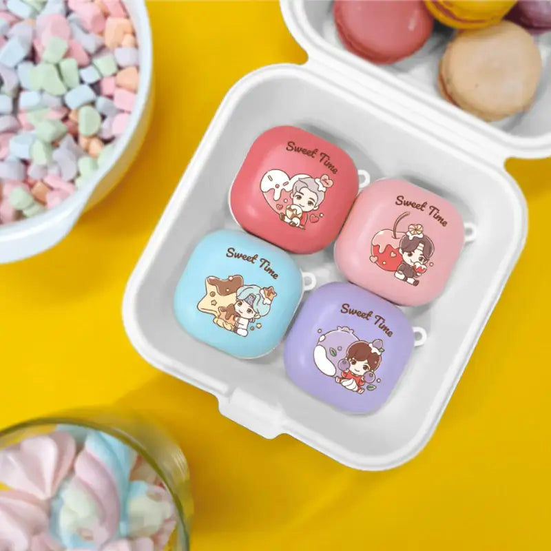 BTS - TinyTAN - Sweet Time Buds Case - BTS TinyTAN - Buds Case - Harumio