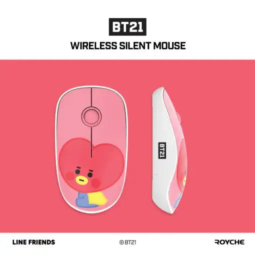 BT21 x Royche - Baby Wireless Silent Mouse - BT21 x Royche - Accessories - Harumio