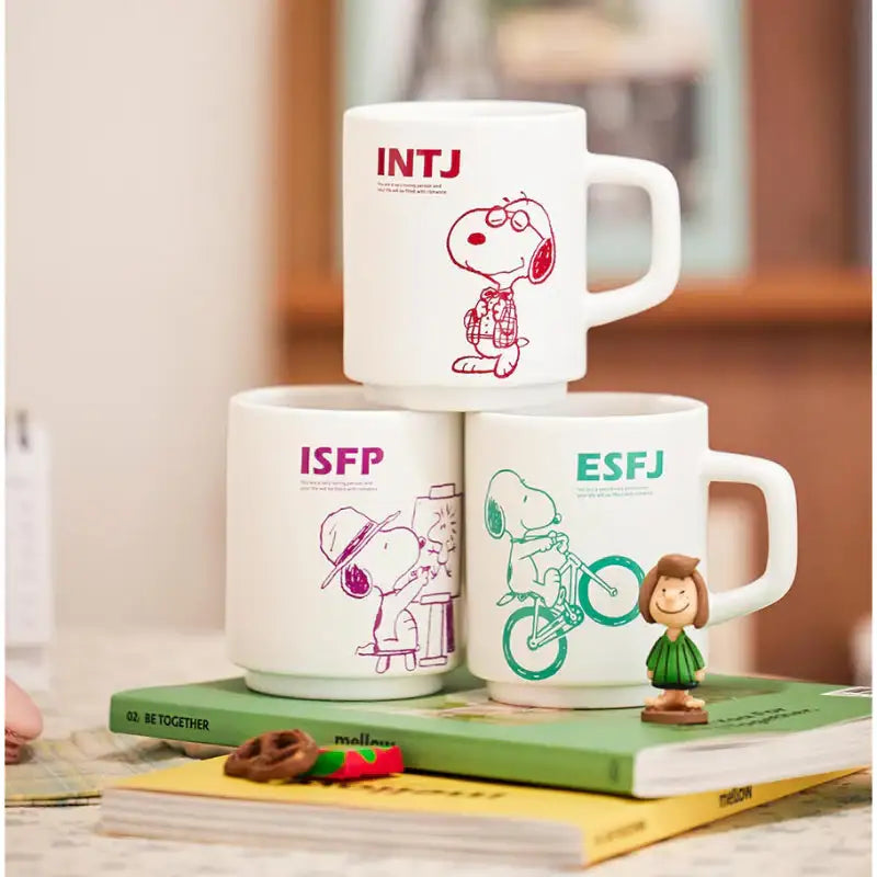 Bo Friends x Peanuts - Snoopy MBTI Mug - Bo Friends - Mugs - Harumio Bo Friends x Peanuts - Snoopy MBTI Mug - Bo Friends - Mugs - Harumio
