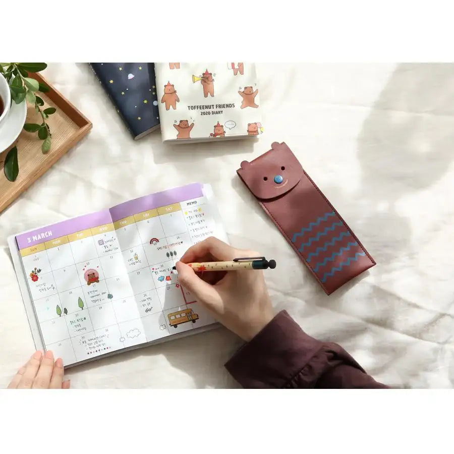 Monopoly - Toffeenut Pencase With Band - Monopoly - Pen & Pencil Cases - Harumio Monopoly - Toffeenut Pencase With Band - Monopoly - Pen & Pencil Cases - Harumio